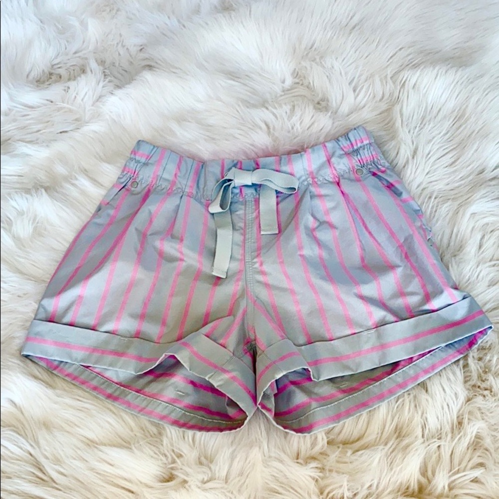 RARE Lululemon pink & grey shorts size 4